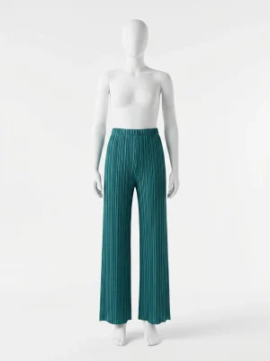 Pantalon plissé extensible femme bureau chic raffiné - Vue 1 - Pantalon plissé