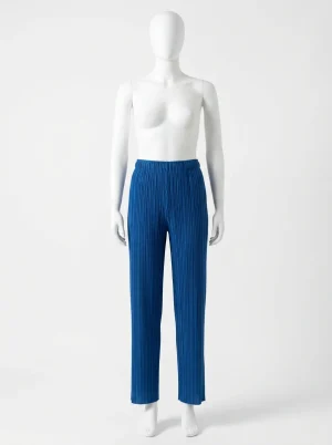 Pantalon plissé jambe droite taille élastique bureau femme - Vue 1 - Pantalon plissé