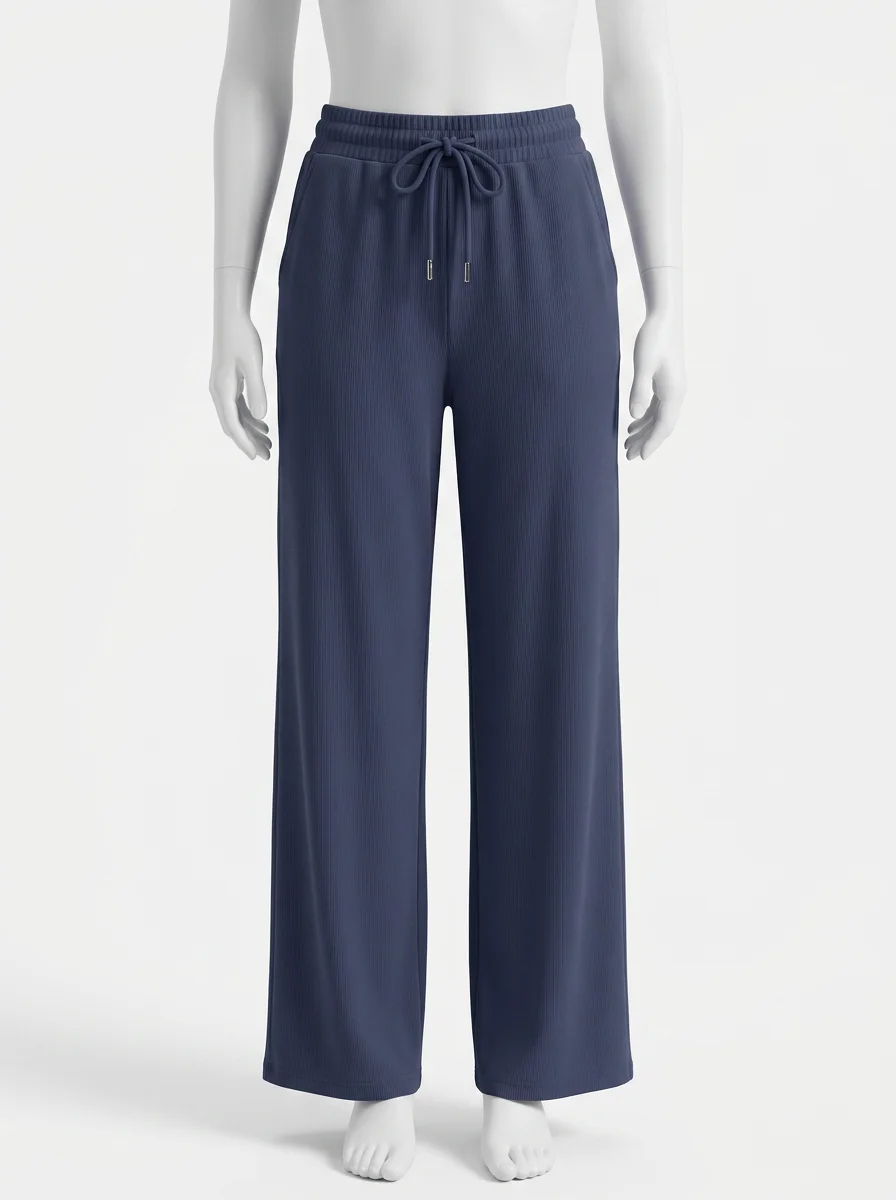 Pantalon plissé jambe large femme décontracté danse - Vue 1 - Pantalon plissé