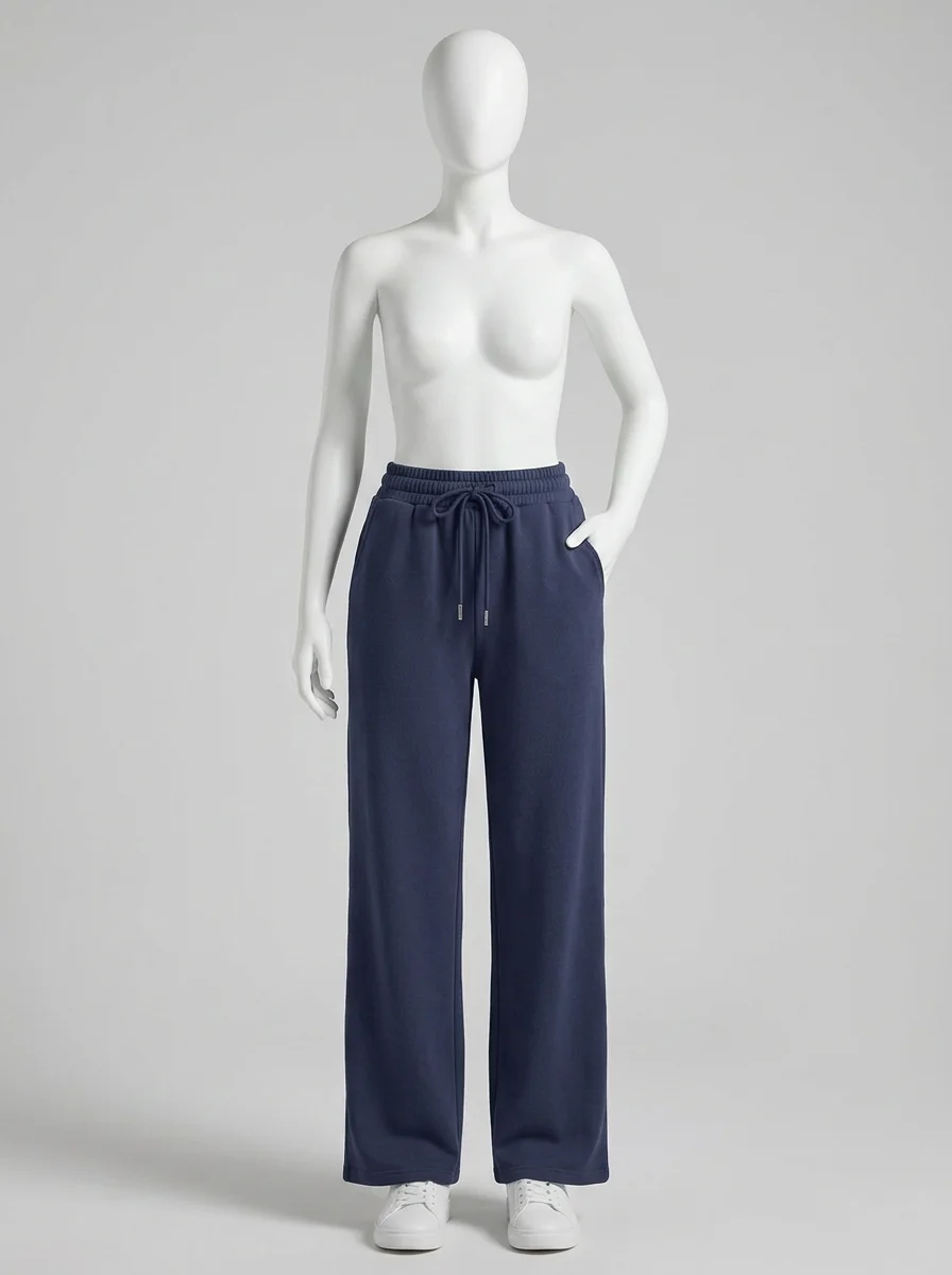 Pantalon plissé jambe large femme décontracté danse - Vue 4 - Pantalon plissé