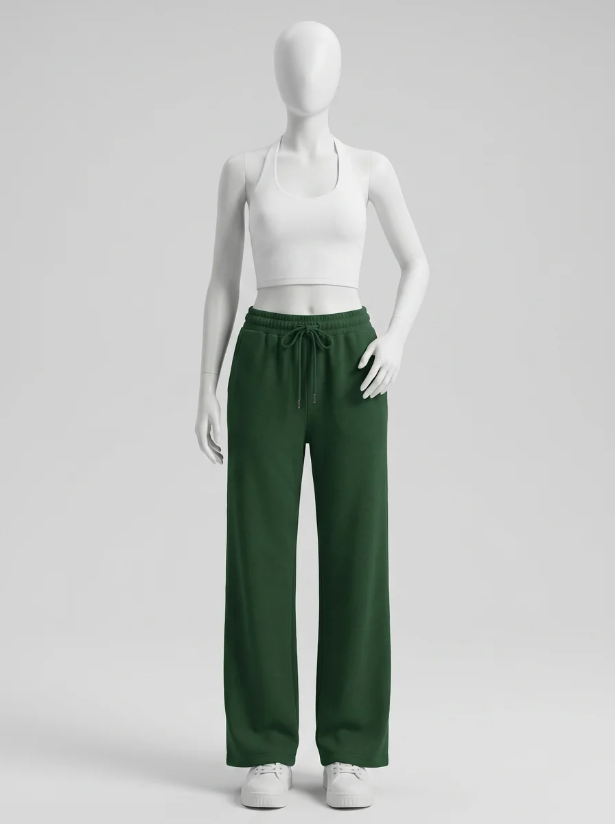 Pantalon plissé jambe large femme décontracté danse - Vue 5 - Pantalon plissé