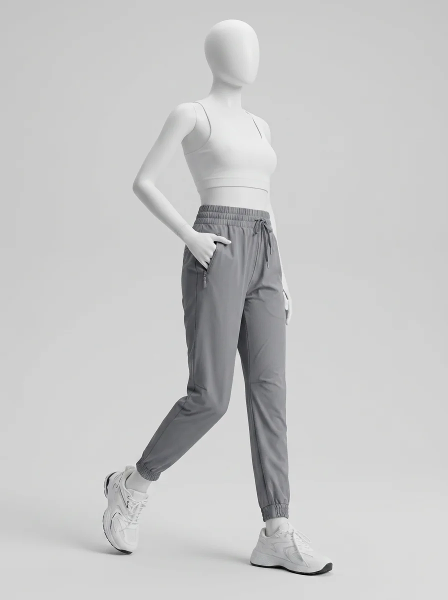 Pantalon plissé randonnée femme extensible sport - Vue 4 - Pantalon plissé